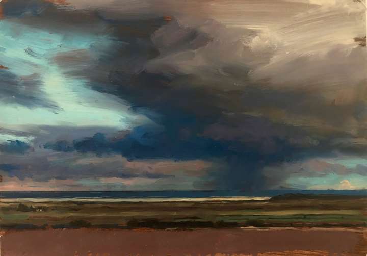 Rainstorm - study, Brancaster, Norfolk 2019